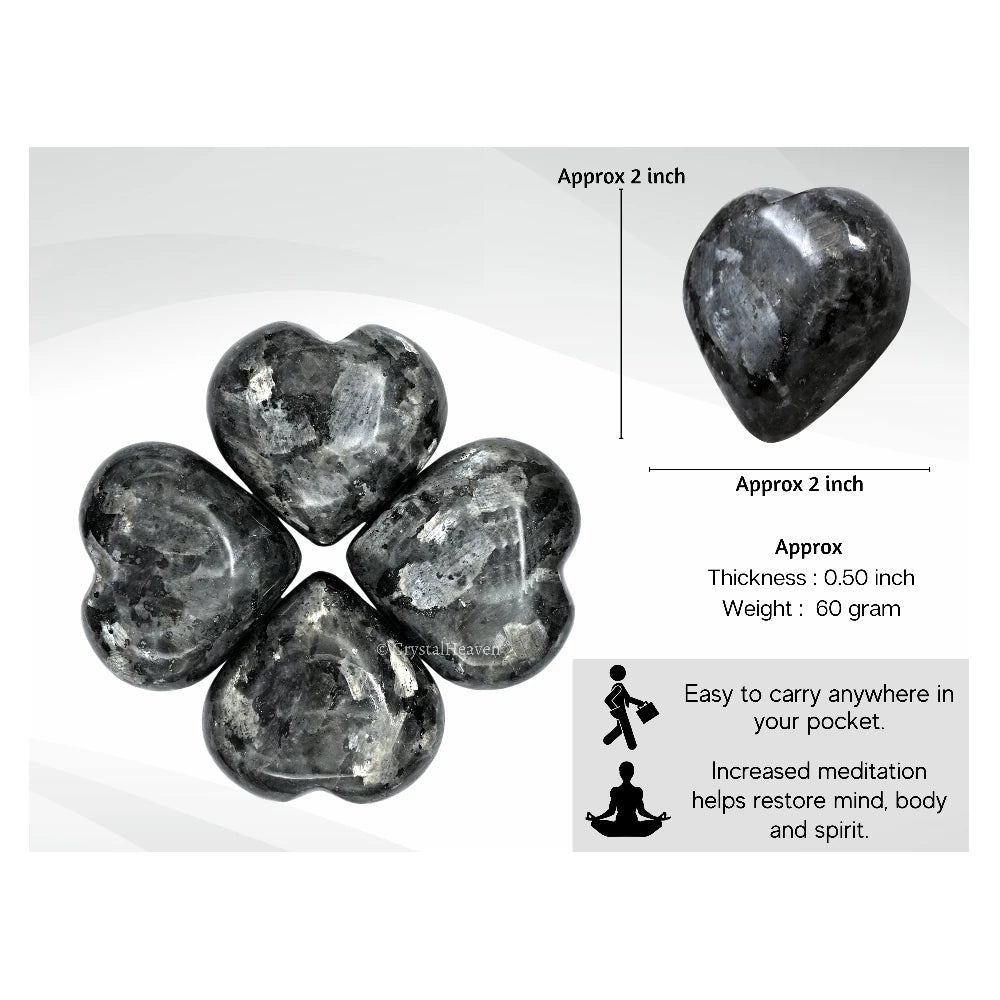 Larvikite Heart