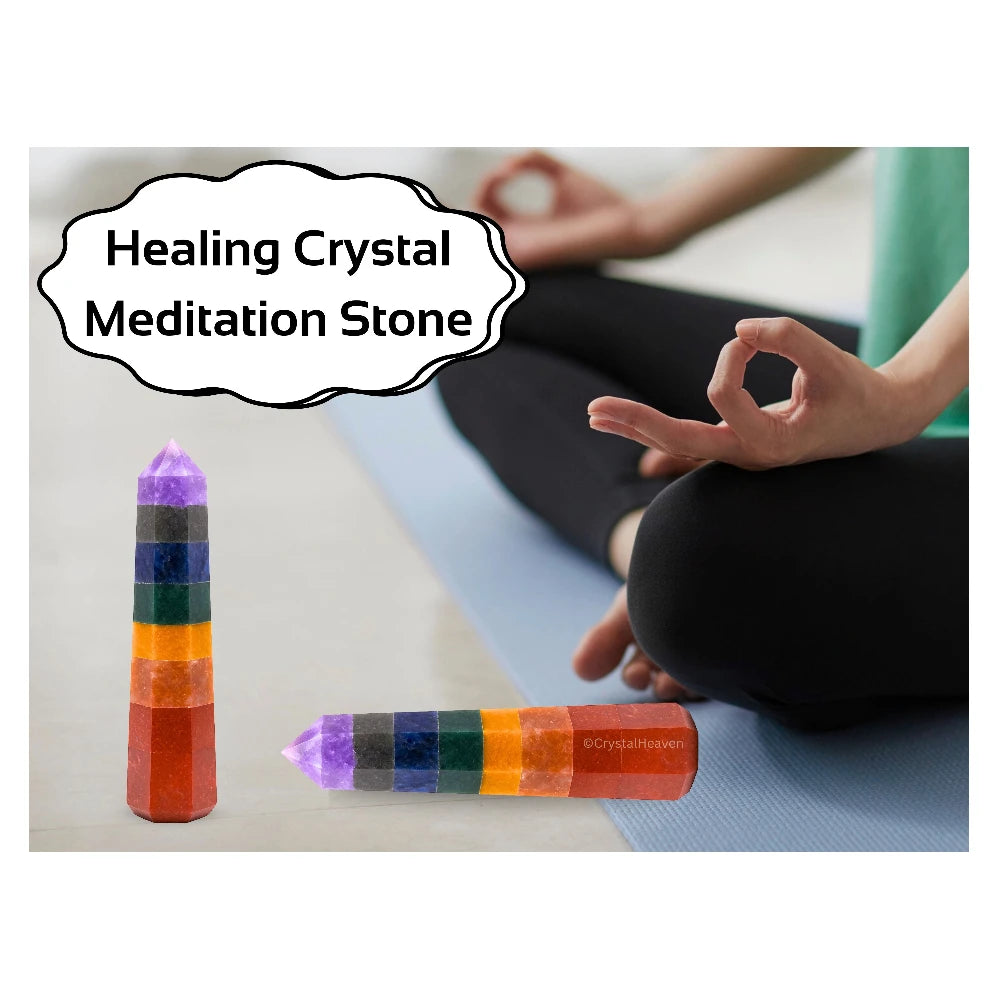 7 Chakra Tower (3" to 4" inch)