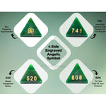 Zibu Money Pyramid - Green Aventurine Crystal Pyramid (2 Inch)