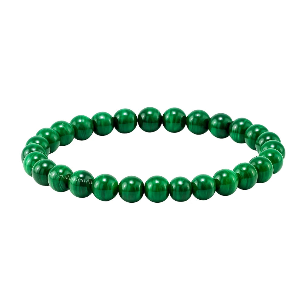 Malachite Healing Crystal Bracelets - 6mm Beads