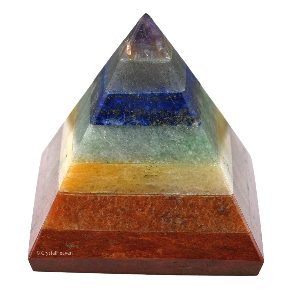 7 Chakra Pyramid (1 Inch)