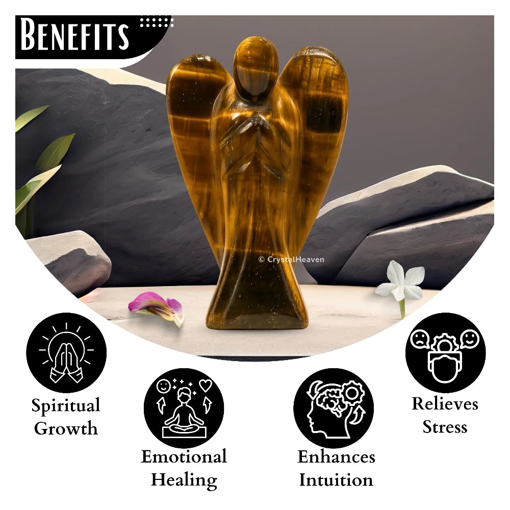 Tiger Eye Angel (2 Inch)