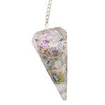 Fluorite Crystal Orgone Pendulum