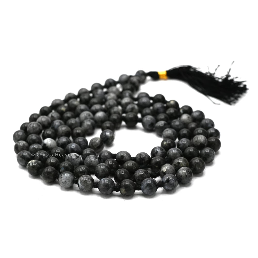 Larvikite Japa Mala (Hand Knotted)