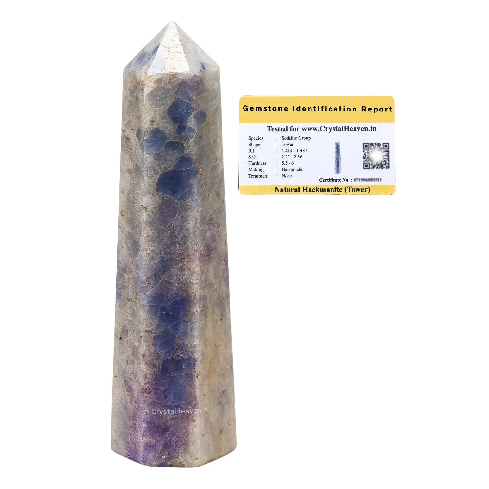 Hackmanite Crystal Tower (2" to 3" inch)

