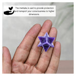 Lepidolite Crystal Merkaba (15-20 mm)