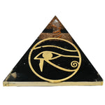 Shungite Orgone Pyramid (Horus Eye)