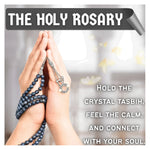 Larvikite Crystal Tasbih (Silver)
