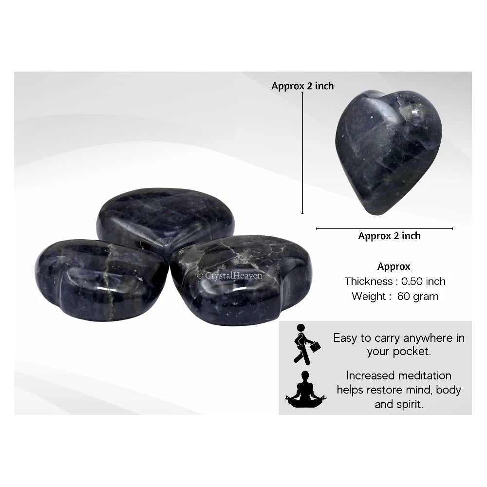 Iolite  Heart