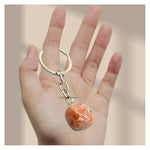 Sunstone Crystal Keychain (Tumbled)