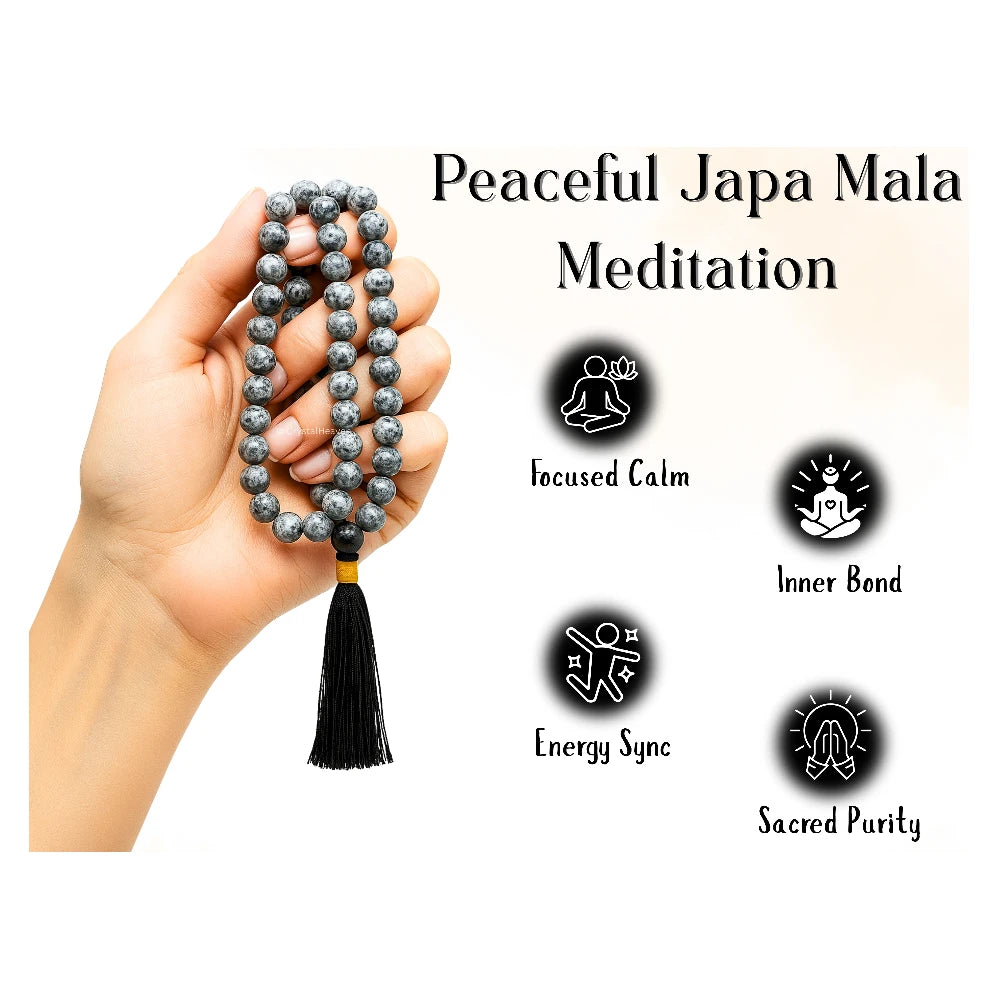 Yooperlite Japa Mala (Without Knot)