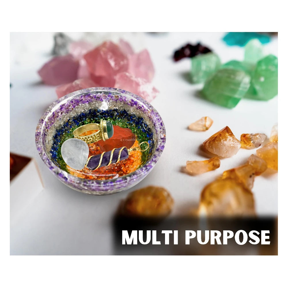 7 Chakra Orgone Bowl (3 Inch)