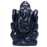 Blue Goldstone Crystal Ganesh Ganpati