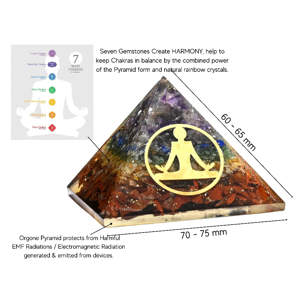 7 Chakra Orgone Pyramid (Buddha Yoga)
