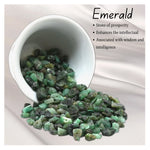 Emerald Chips - Pre Drilled