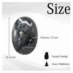 Larvikite Palm Stone