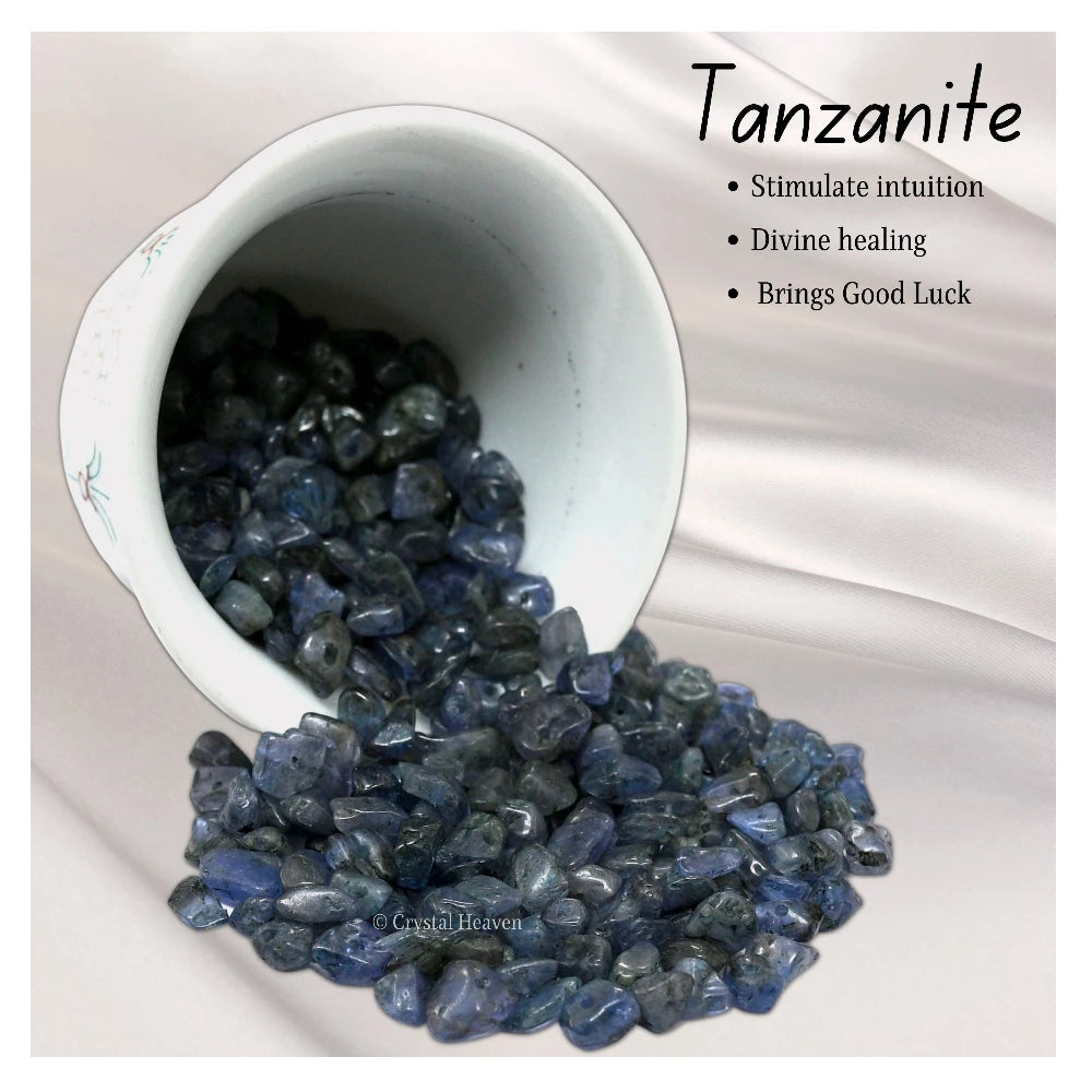 Tanzanite Chips - Pre Drilled