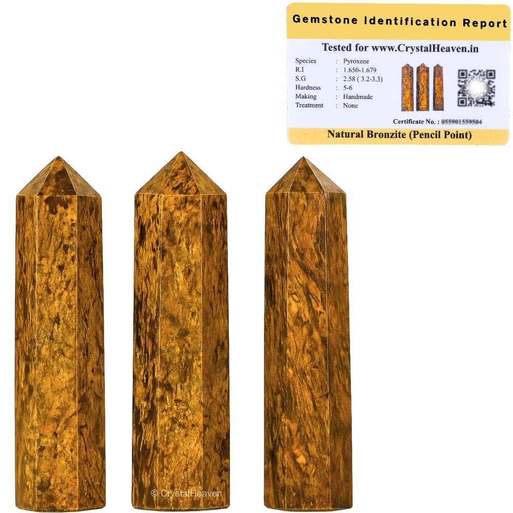 Bronzite Pencil Points (Set of 10)