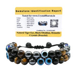 Evil Eye Bracelet for Men Women (Double Layer)
