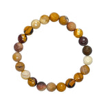 Mookaite Australian Jasper Bracelet (Faceted-Stretchable)