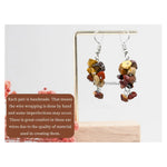 Mookaite Crystal Earrings (Silver)
