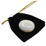 Scolecite Palm Stone