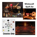 Spell Jars Kit for Witchcraft Supplies - Premium Set of 17