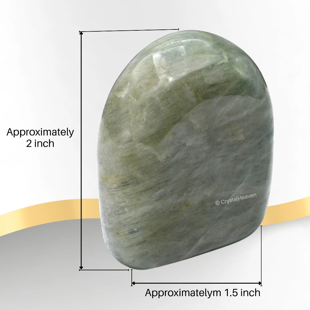 Aquamarine Standing Palm Stone (Regular)