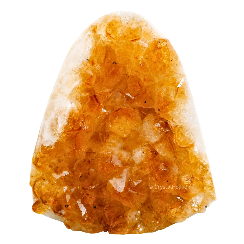 Natural Citrine Cluster Geode