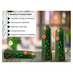African Bloodstone Crystal Tower (3" to 4" inch)