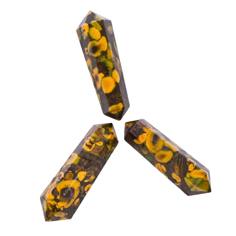 Fruit Jasper Pencil Points (Double Terminated) (Set of 10)