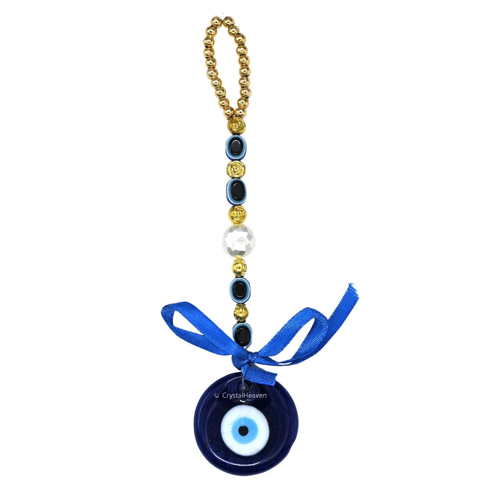 Evil Eye with Diamond Sphere Car Hanging Ornaments (7 Inch)