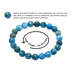 Apatite Bracelet (Faceted-Stretchable)