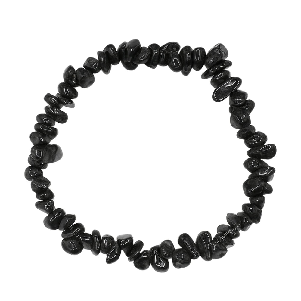 Black Tourmaline Chips Bracelet