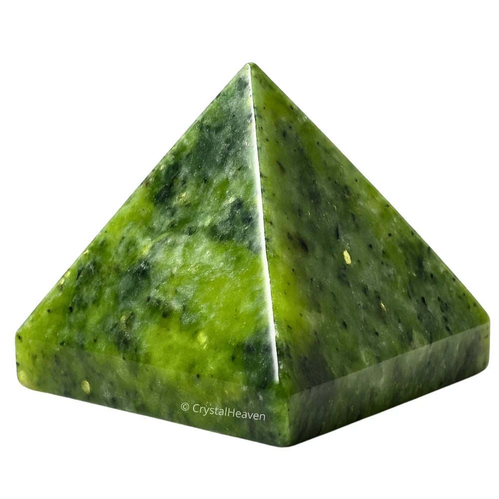 Green Jade Pyramid (1 Inch)