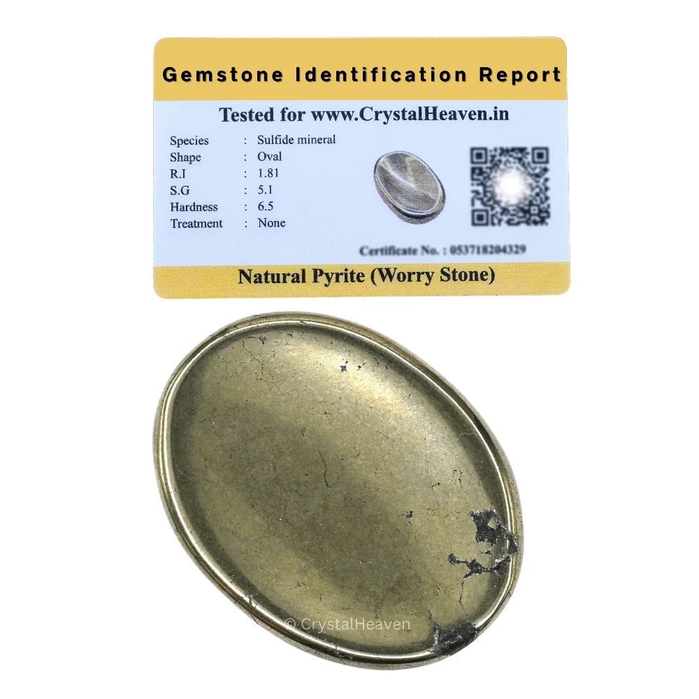 Pyrite Worry Stone