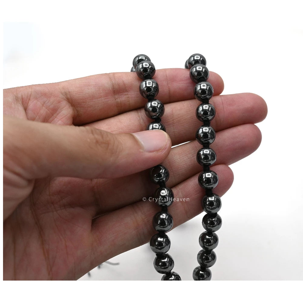 Hematite Japa Mala (Hand Knotted)