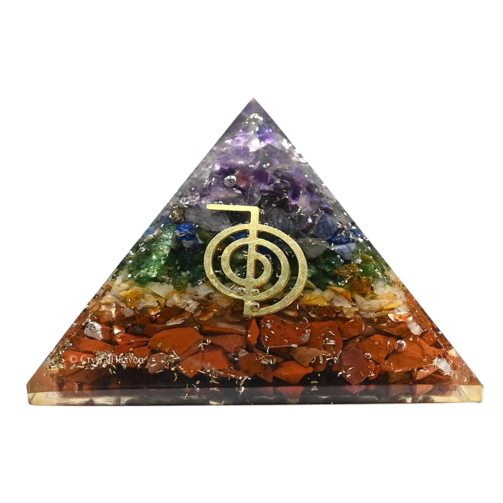 7 Chakra Orgone Pyramid (Reiki)