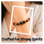 Aries Bracelet (मेष राशि) - Red Jasper & Tiger Eye