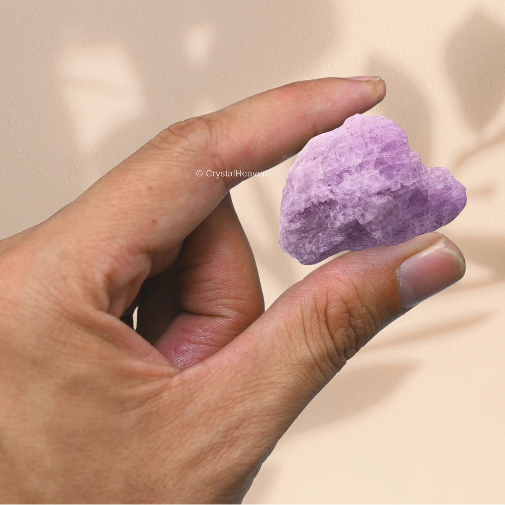 Raw Kunzite Crystals (2 Pieces)