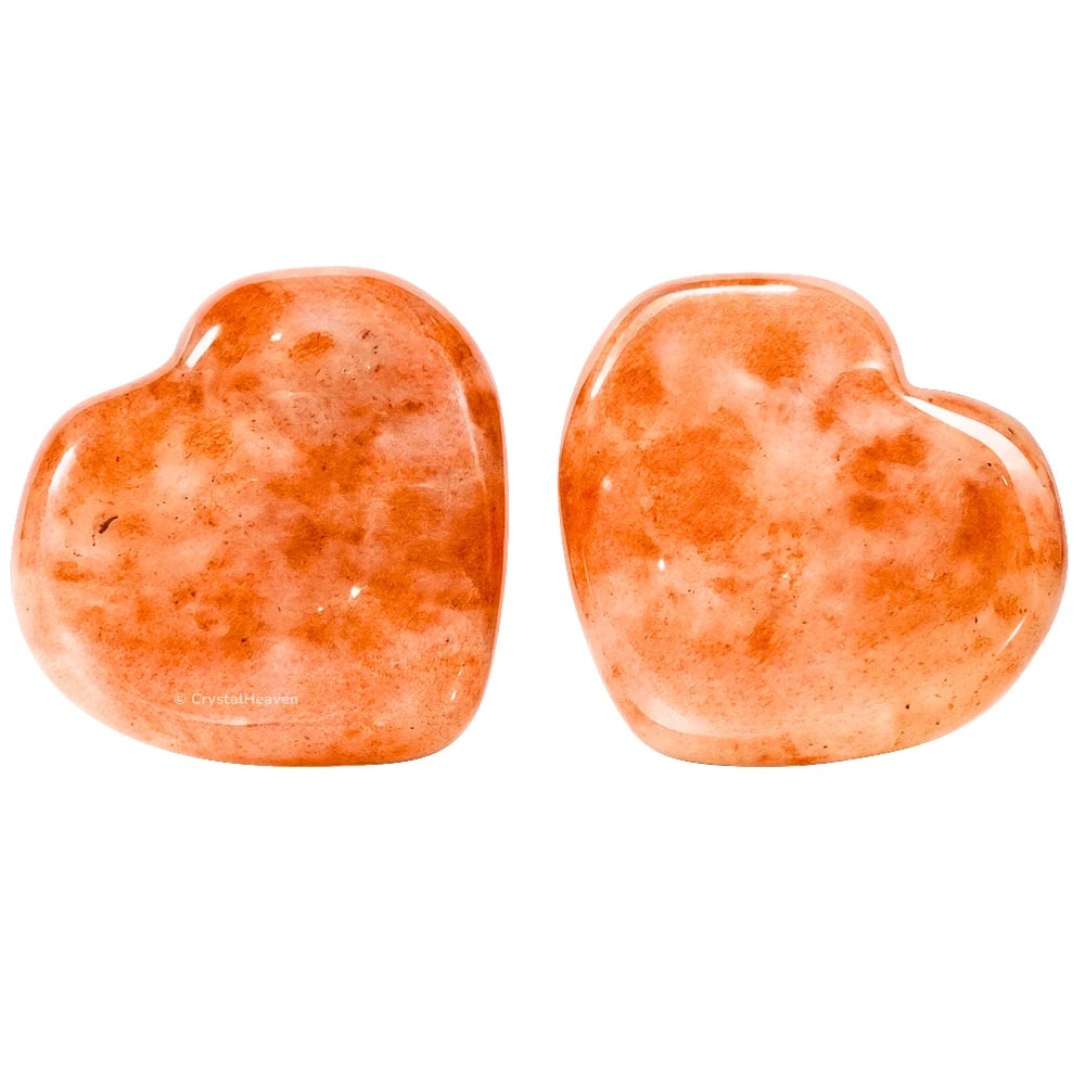 Sunstone Mini Heart (Pack of 2)