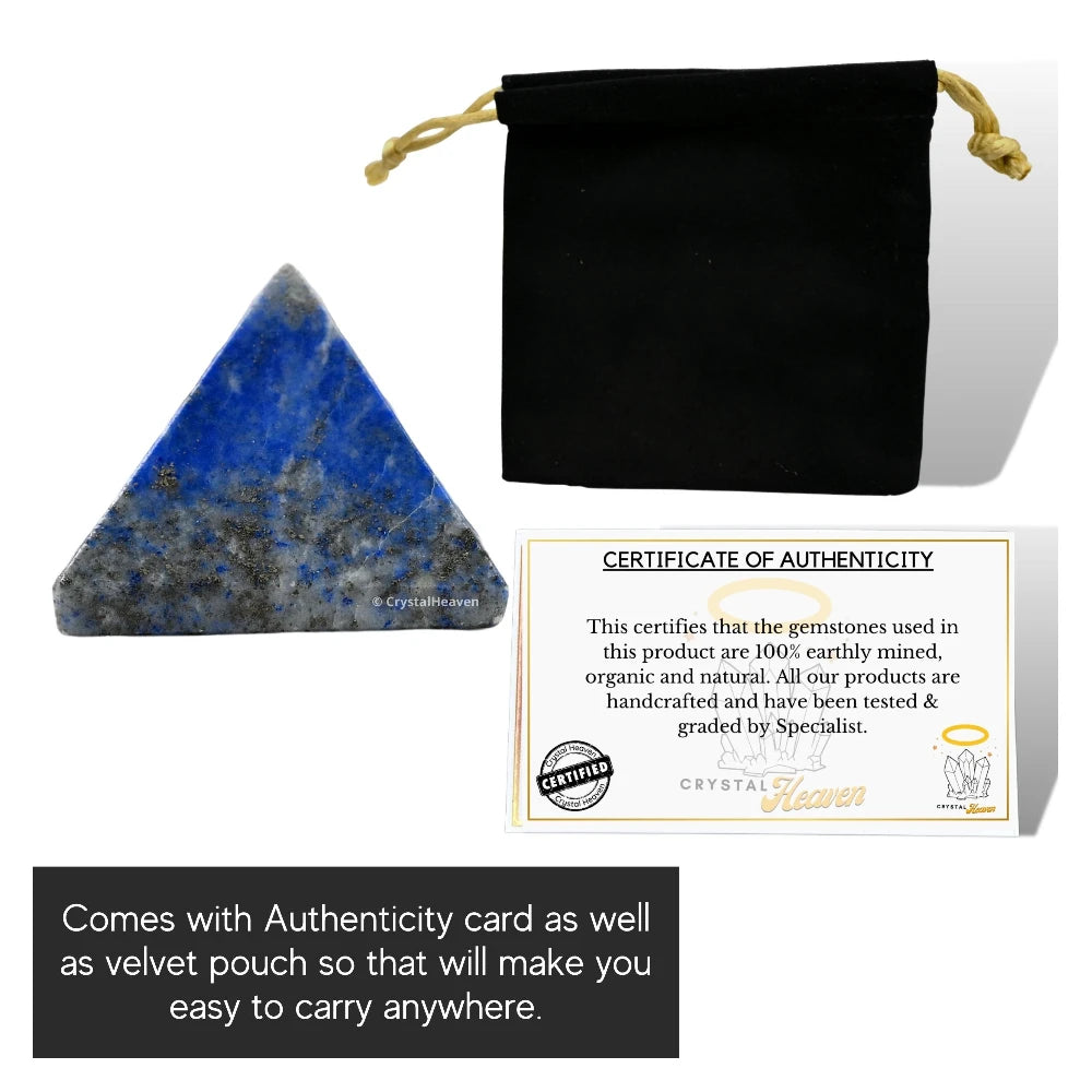 Lapis Lazuli Pyramid (1 Inch)