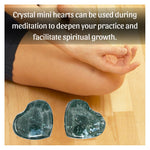 Moss Agate Mini Heart (Pack of 2)