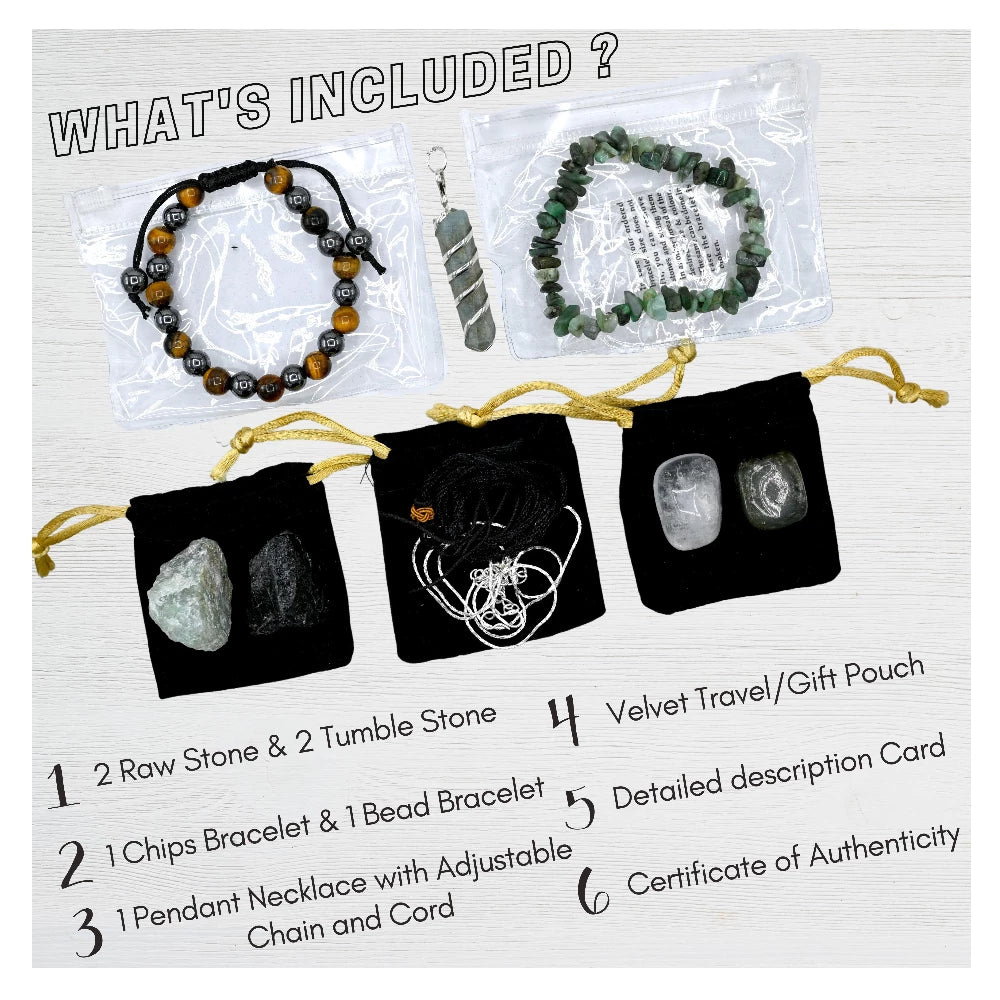 Libra Healing Crystals and Stones Premium Set