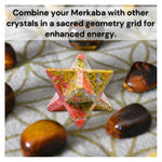 Unakite Crystal Merkaba (20-25 mm)