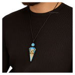 Opalite Pendulum Pendant Necklace (Macrame)