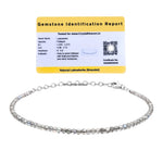 Labradorite Bracelets - 2mm Faceted Beads (Silver)
