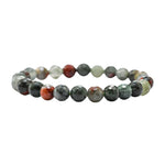 African Bloodstone Bracelet (Faceted-Stretchable)