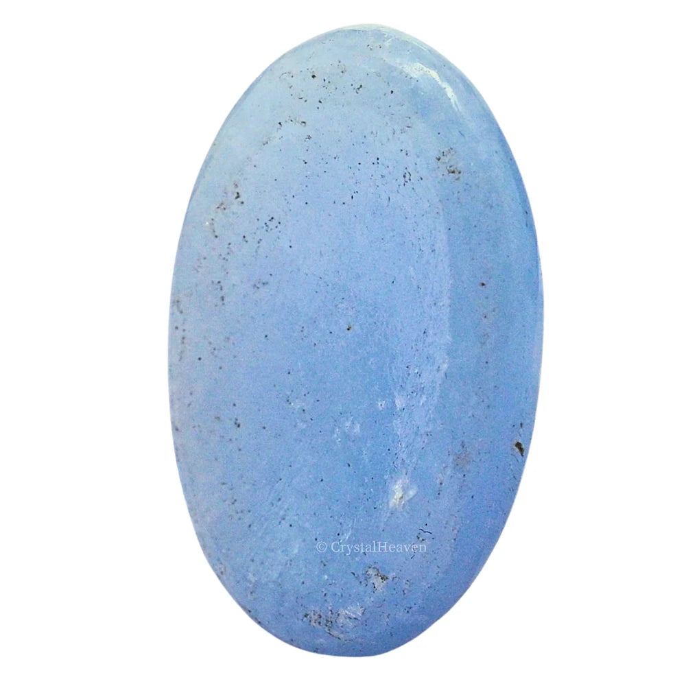 Blue Calcite Worry Stone