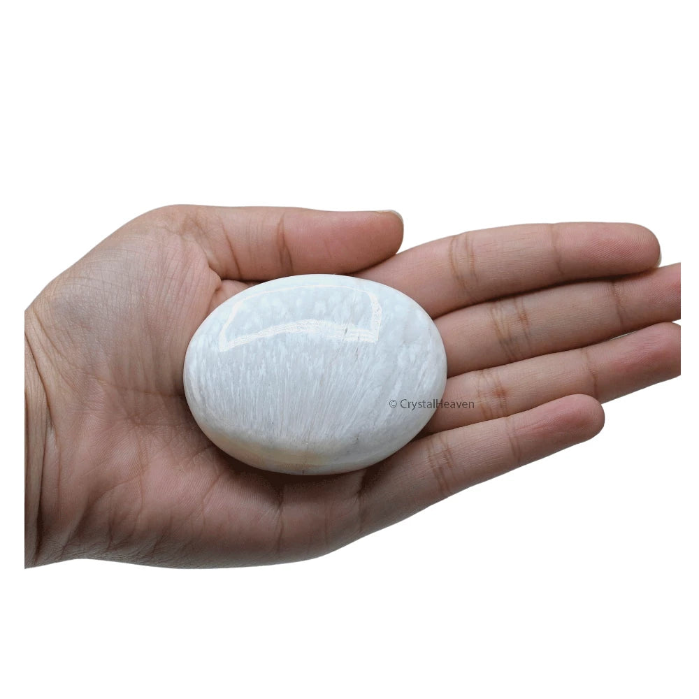 Scolecite Palm Stone (Large)